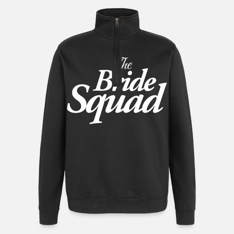 L’Escouade de la Mariée - Sweat à zip 1/4 - noir