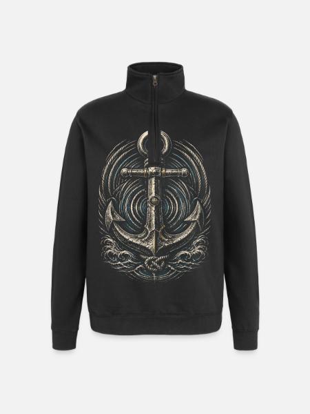 Shanty Choir Sea shanties - Quarter-Zip Sweatshirt - black