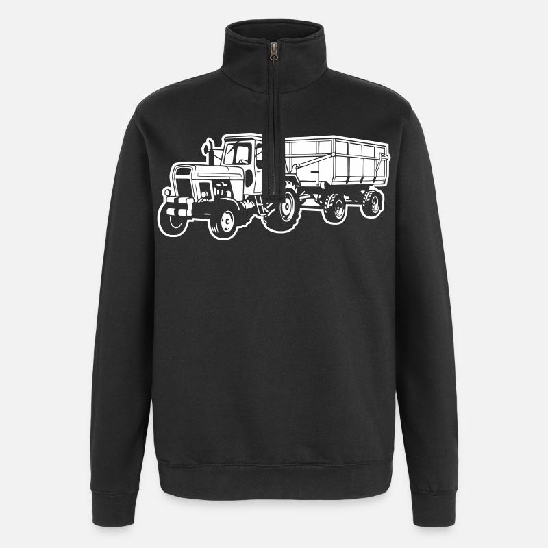 ZT300 with HW80 (Difference Image) - Quarter-Zip Sweatshirt - black