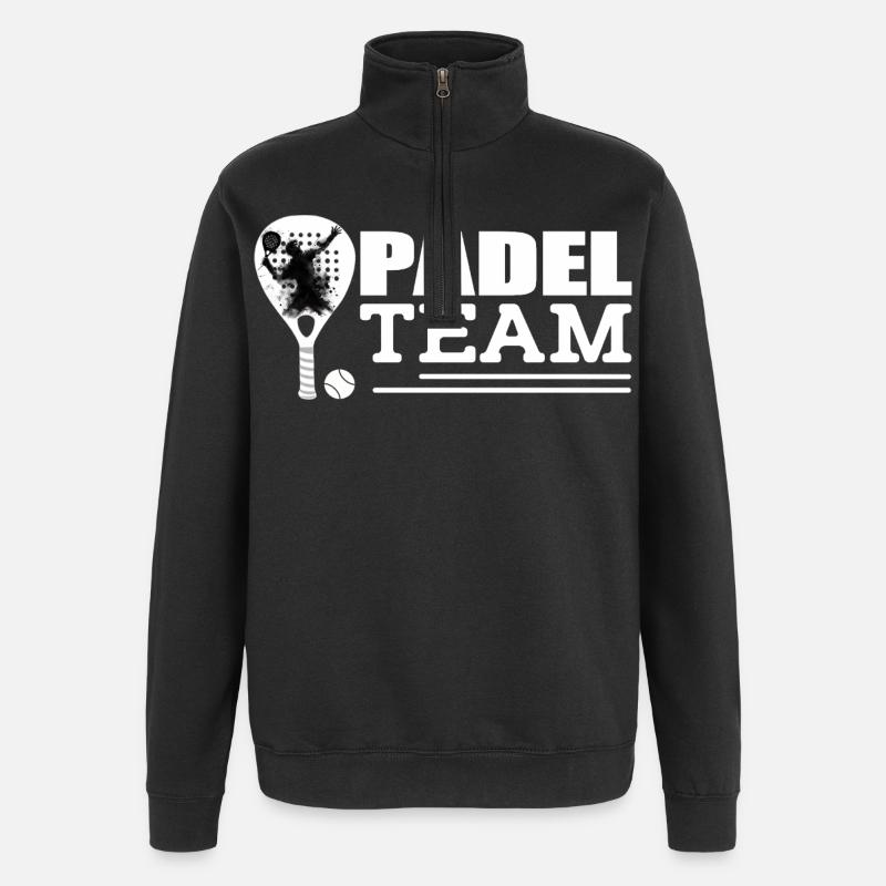 Padel - Sweat à zip 1/4 - noir