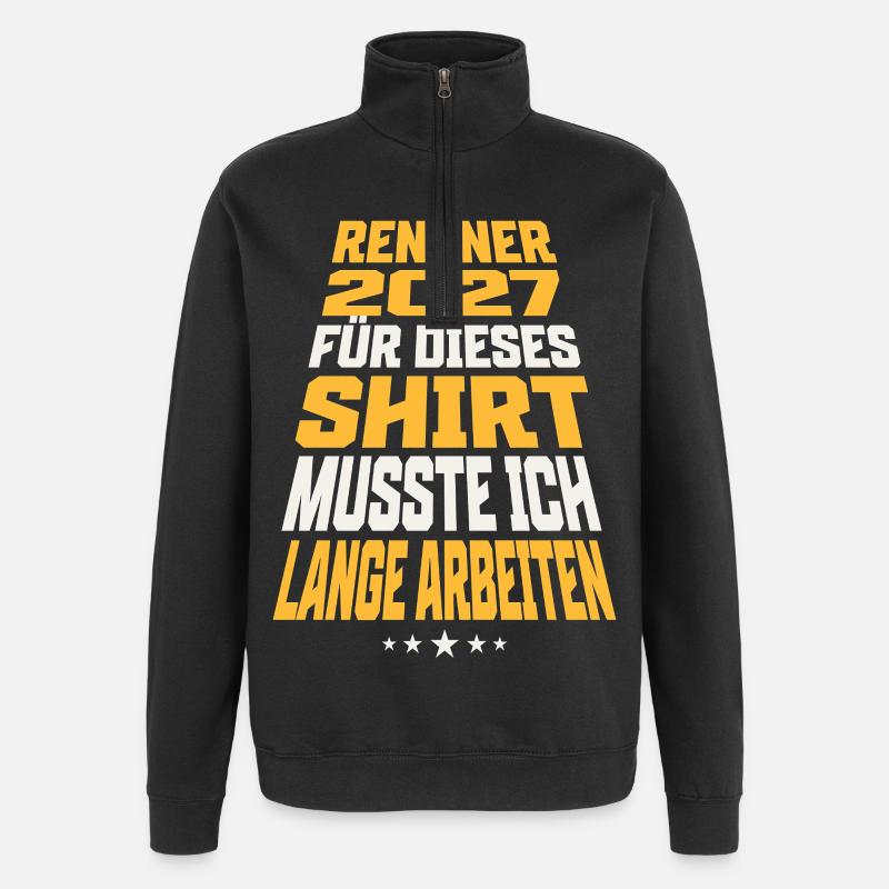 Retraités 2027 - Sweat à zip 1/4 - noir
