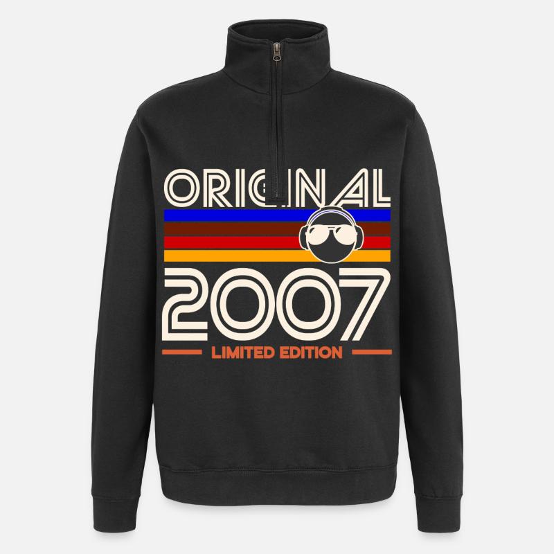 Original 2007 Limited Edition - Quarter-Zip-Sweatshirt - Schwarz