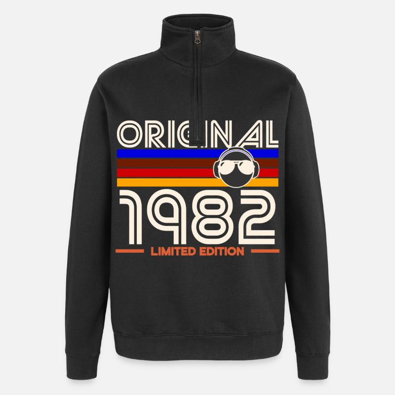 Original 1982 Édition Limitée - Sweat à zip 1/4 - noir