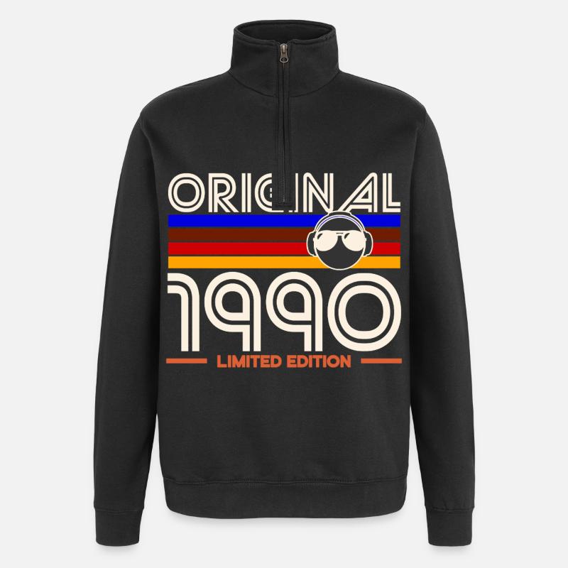 Original 1990 Edition Limitee - Sweat à zip 1/4 - noir
