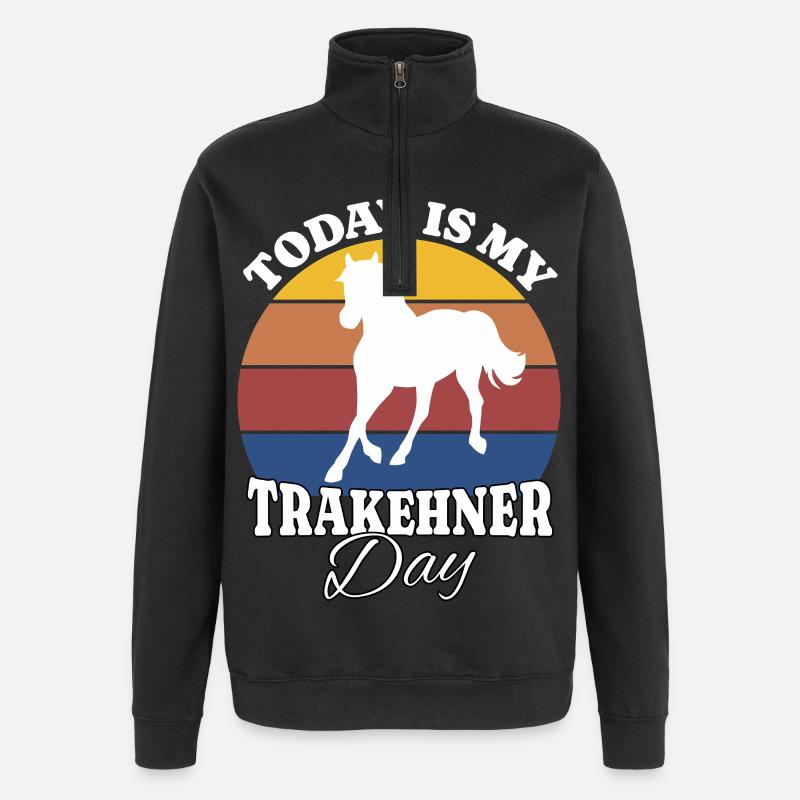 Trakehner Trakehner - Quarter-Zip Sweatshirt - black
