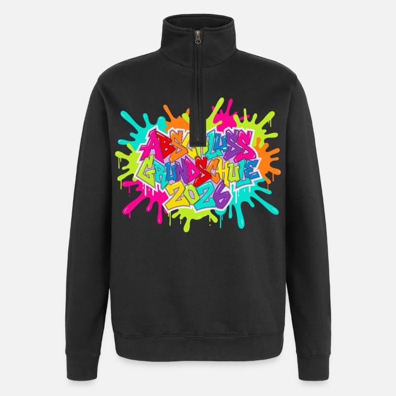 Grundschule Abschluss 2026 - Quarter-Zip-Sweatshirt - Schwarz
