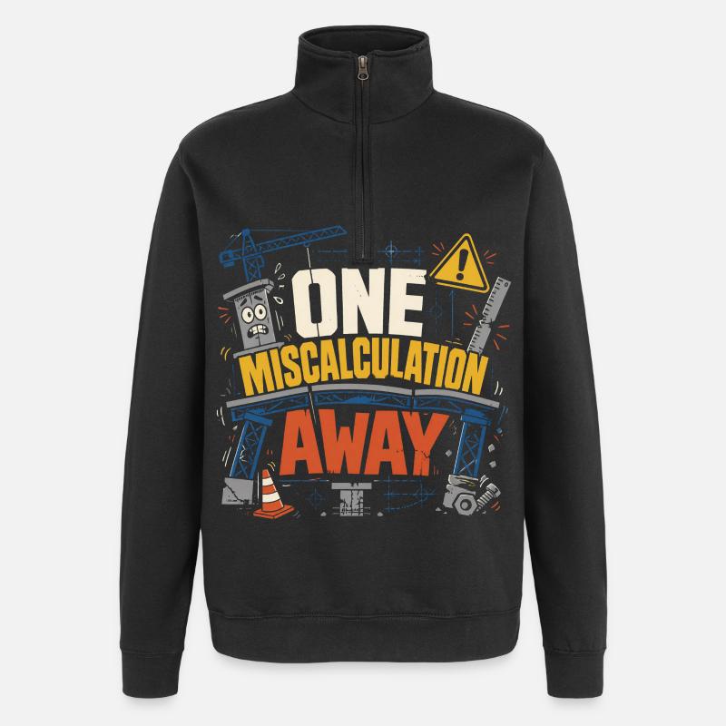 Bridge Engineer Civil Engineering - Quarter-Zip Sweatshirt - black