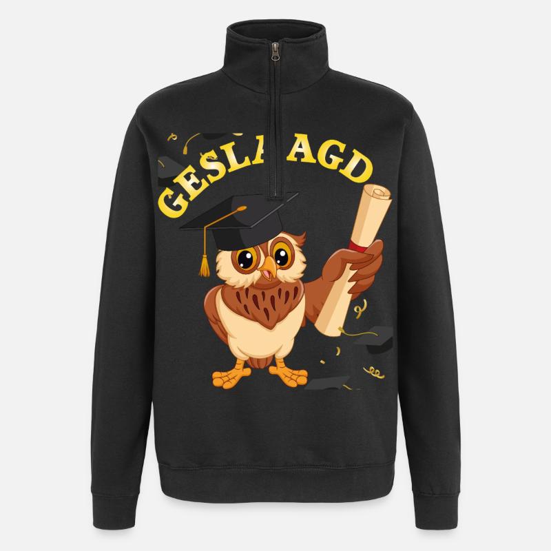 PassD - Sweat à zip 1/4 - noir