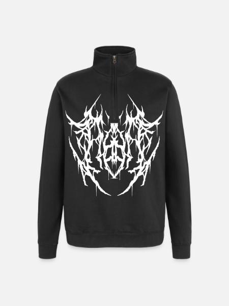 Dead Heart - Quarter-Zip-Sweatshirt - Schwarz
