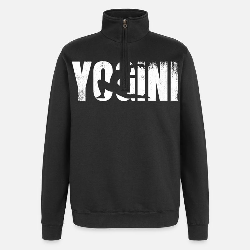 Yogini - Quarter-Zip Sweatshirt - black