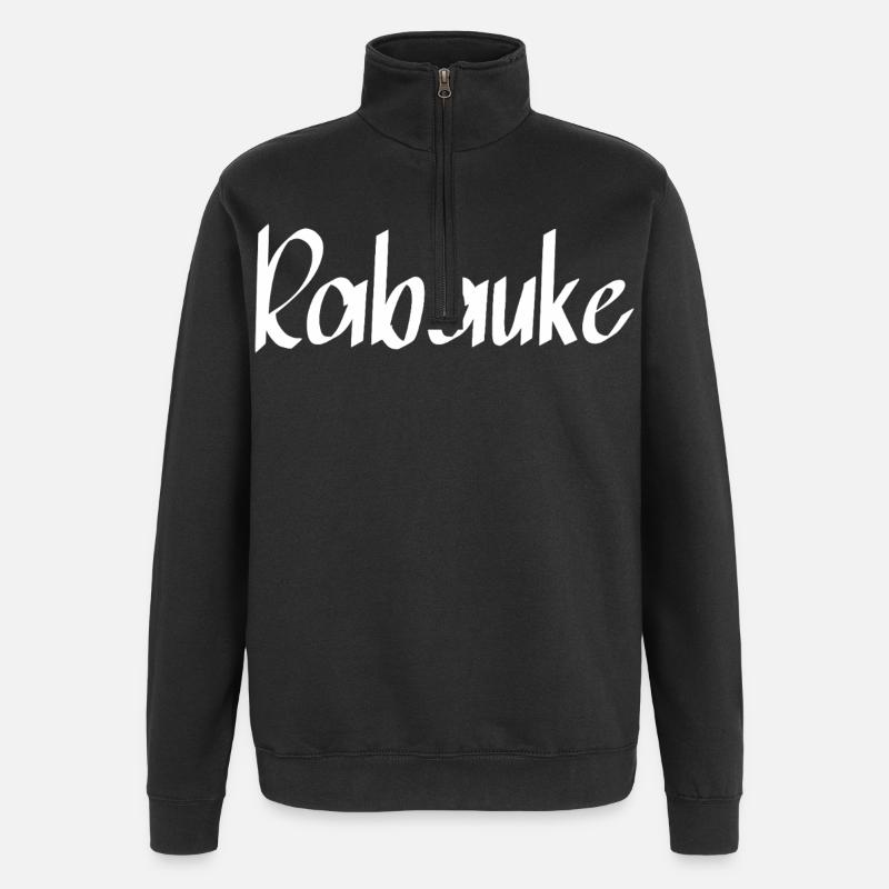 Rabauke - Quarter-Zip-Sweatshirt - Schwarz
