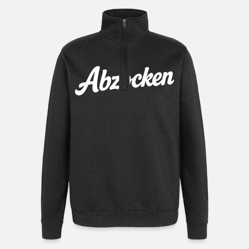 Rip-Off – Deceptive Packaging & Shrinkflation Statement - Quarter-Zip Sweatshirt - black