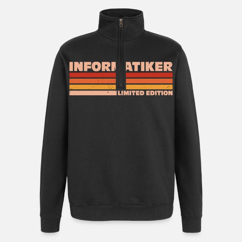 Computer Scientist Computer Science - Quarter-Zip Sweatshirt - black