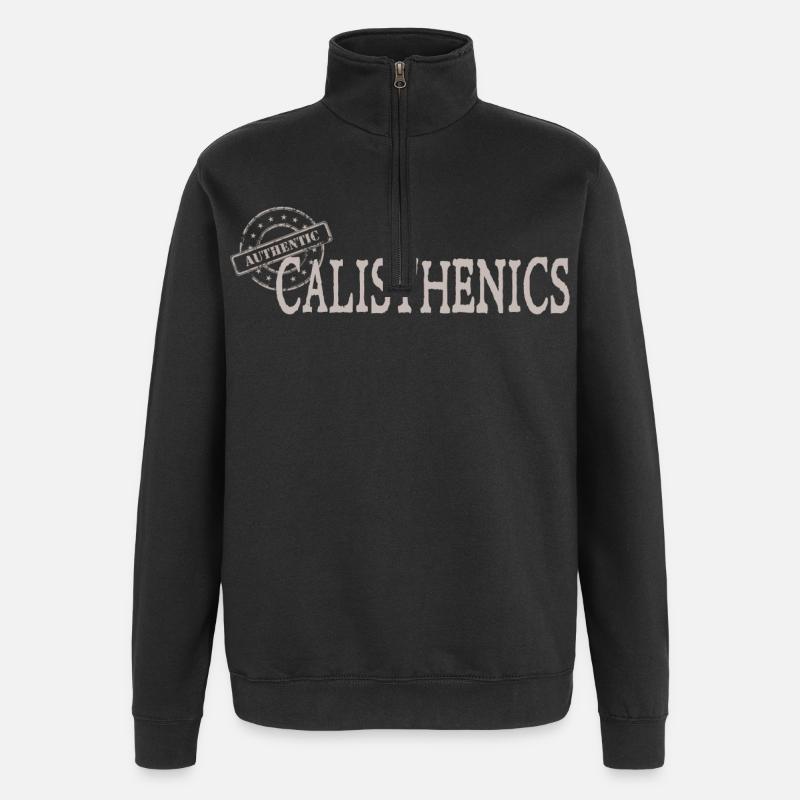 Callisthénie - Sweat à zip 1/4 - noir