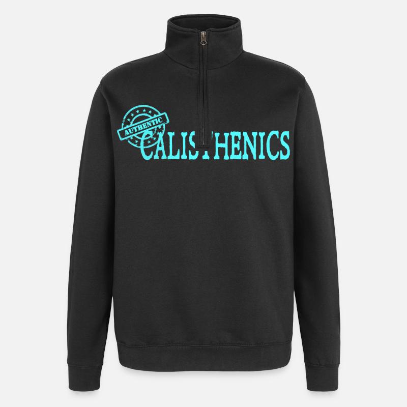 Calisthenics - Quarter-Zip-Sweatshirt - Schwarz
