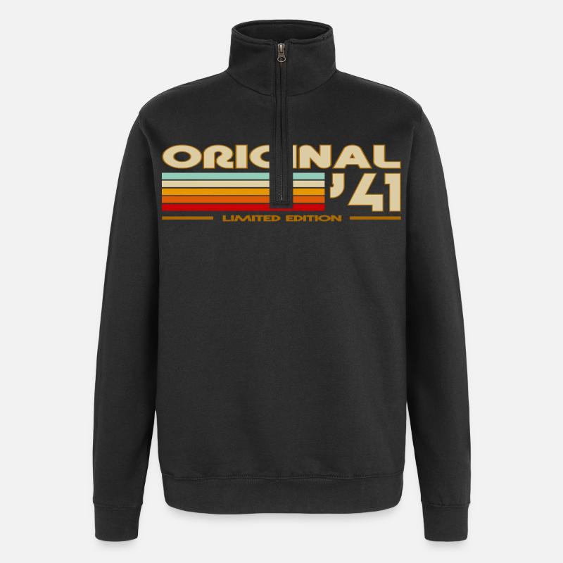 1941 - Quarter-Zip Sweatshirt - black