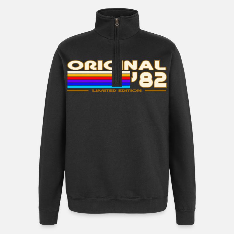 Originales 82 Retro Rainbow - Quarter-Zip-Sweatshirt - Schwarz