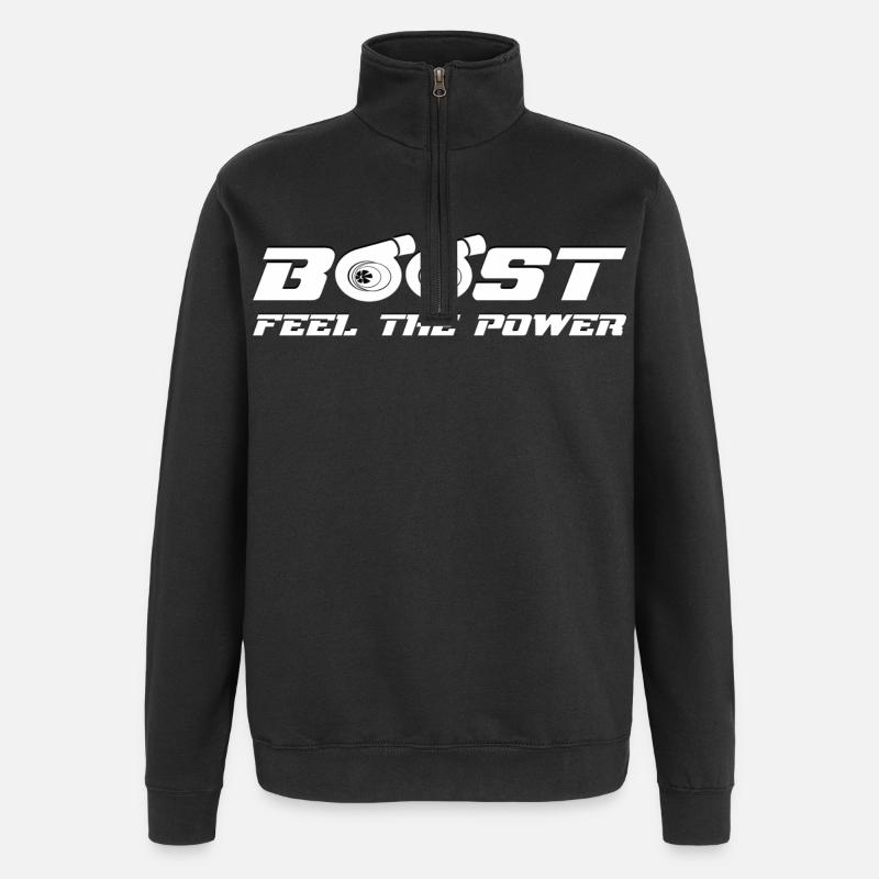Boost Turbo - Quarter-Zip-Sweatshirt - Schwarz
