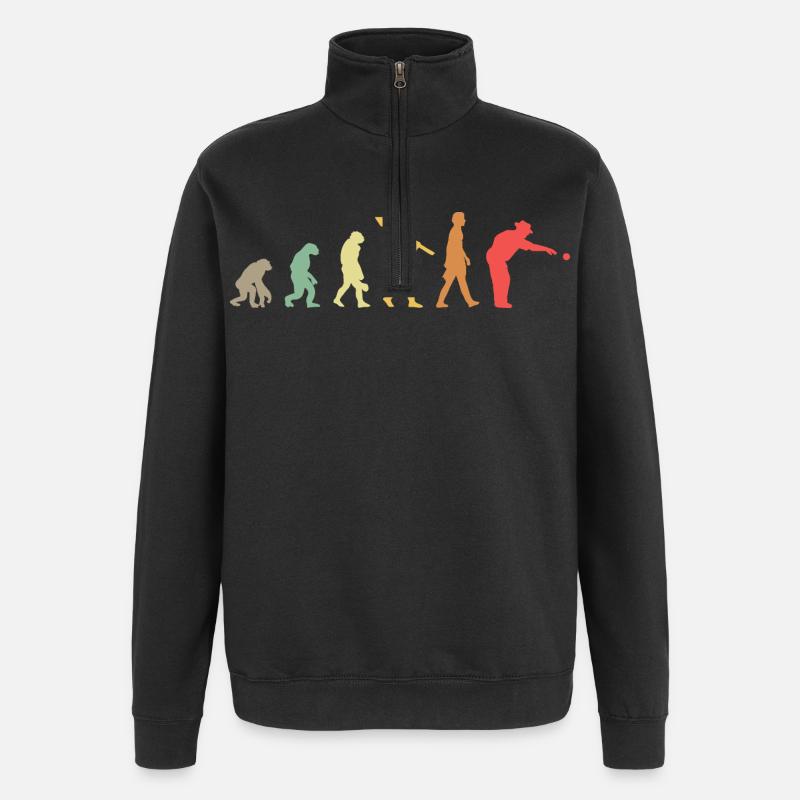 Evolution Boule  - Quarter-Zip-Sweatshirt - Schwarz