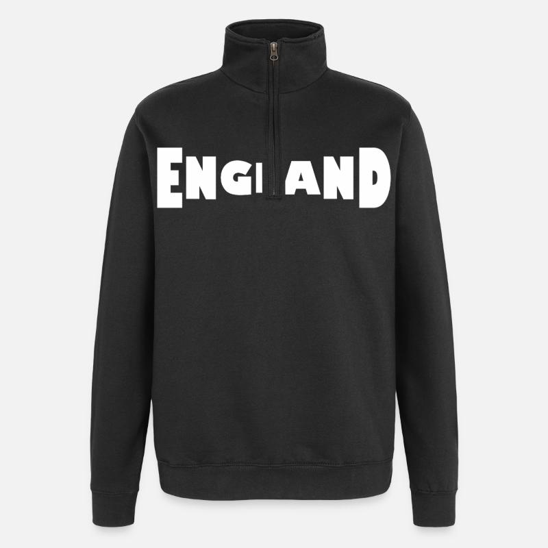 England - Quarter-Zip Sweatshirt - black