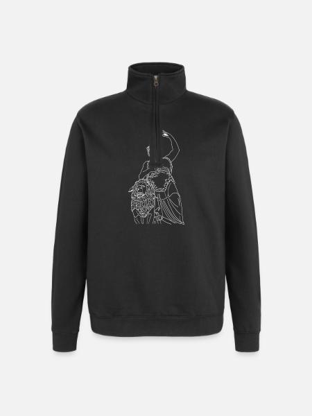 Bavière Munich - Sweat à zip 1/4 - noir