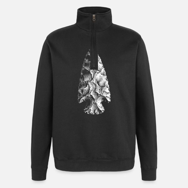 Arrowhead - Felpa con zip 1/4 - nero