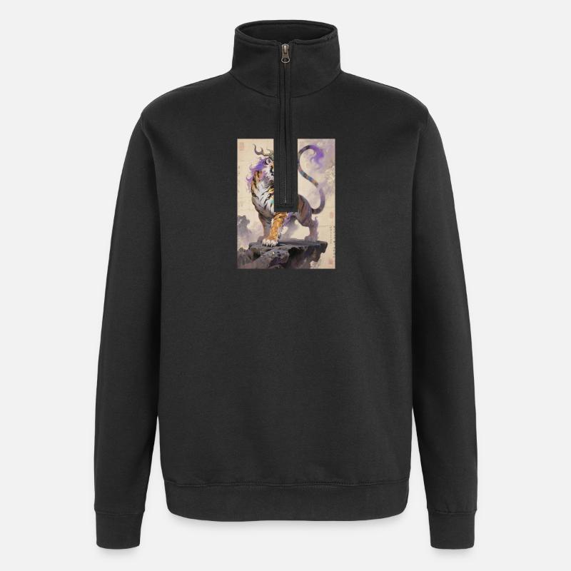 Golden Eternity: Zouwu – Absolute - Quarter-Zip Sweatshirt - black