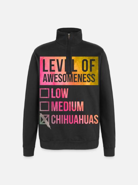 Chihuahua Chihuahua Chihuahua - Quarter-Zip Sweatshirt - black