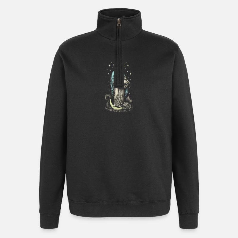 Stella Maris - Quarter-Zip-Sweatshirt - Schwarz