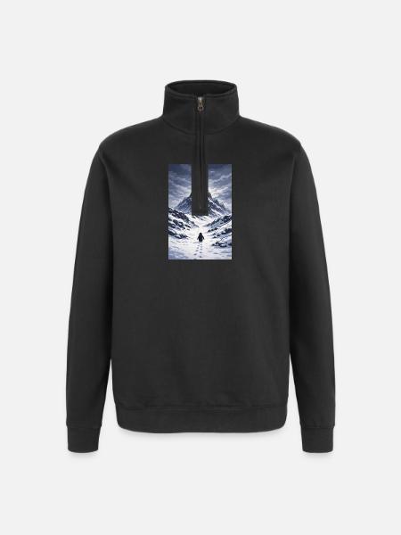 But why Penguin - Quarter-Zip Sweatshirt - black