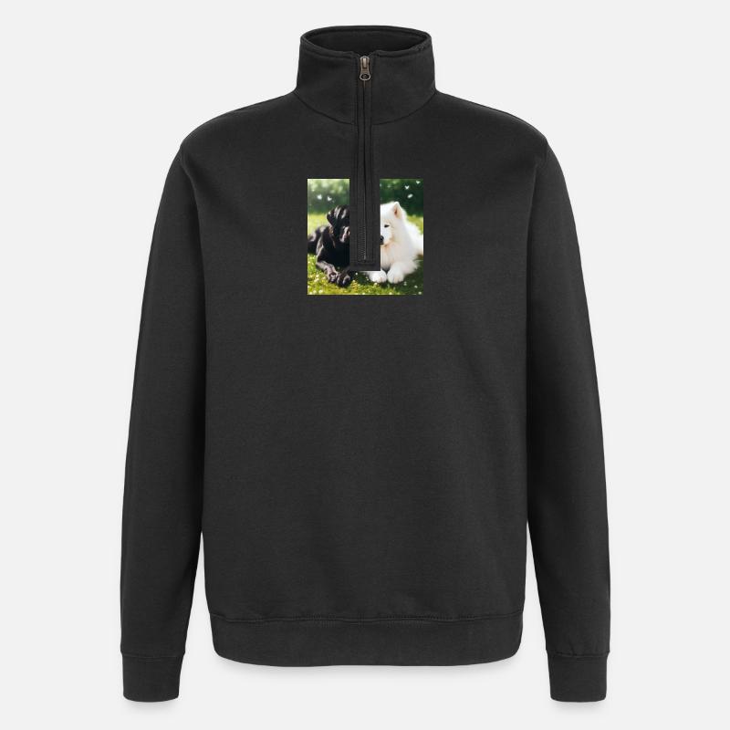 OIG1 - Quarter-Zip Sweatshirt - black