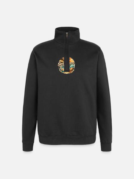 Beach Breaks Master Rétro - Sweat à zip 1/4 - noir