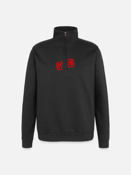 Numéro d’identification fiscale FCKYU - Sweat à zip 1/4 - noir