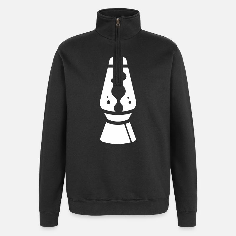 Relax Base Lava Lamp - Quarter-Zip-Sweatshirt - Schwarz
