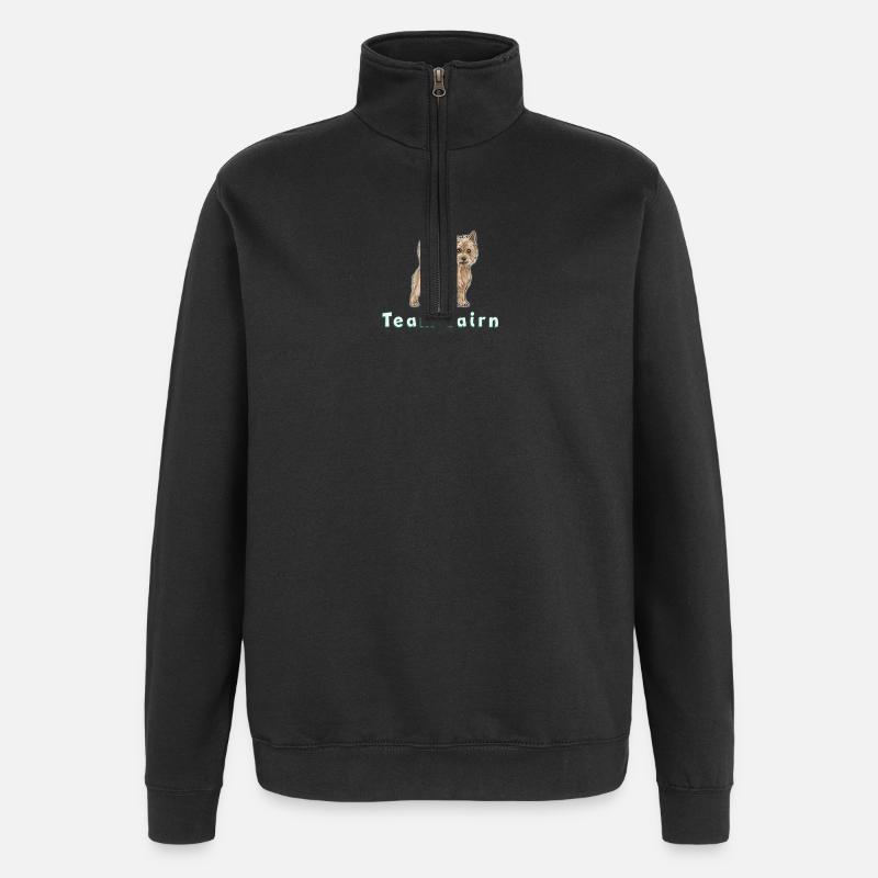 Team Cairn - Quarter-Zip Sweatshirt - black