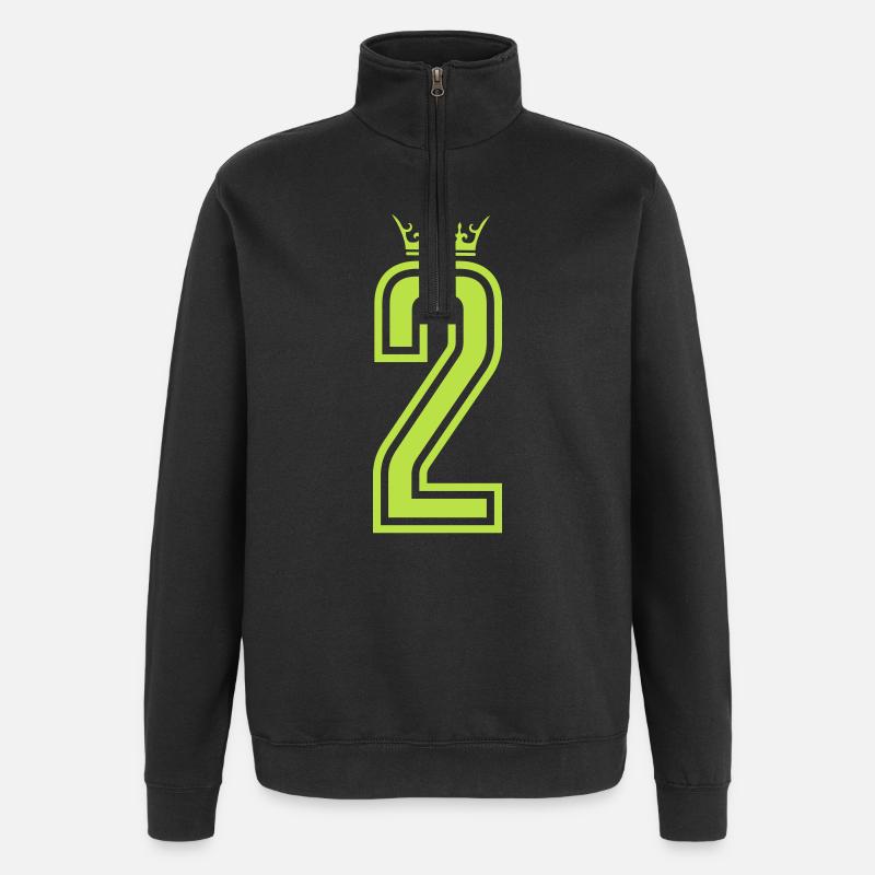 Royal Two Neon - Sweat à zip 1/4 - noir