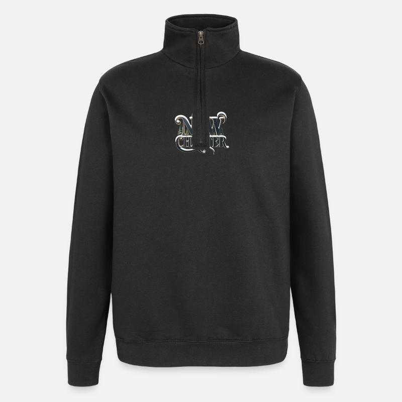 Nouveau chapitre : Forêt d’Hiver - Sweat à zip 1/4 - noir