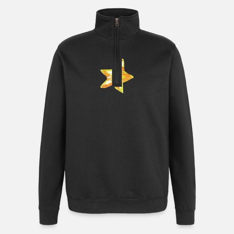 Star - Quarter-Zip Sweatshirt - black