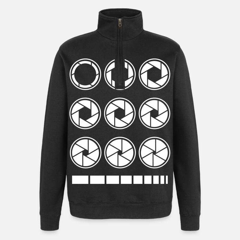 Aperture Exposure Time – Photography & Camera - Quarter-Zip Sweatshirt - black