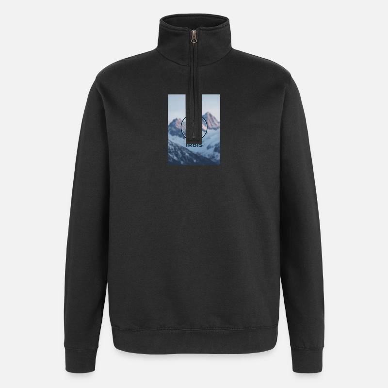 Berg Irbis - Quarter-Zip-Sweatshirt - Schwarz