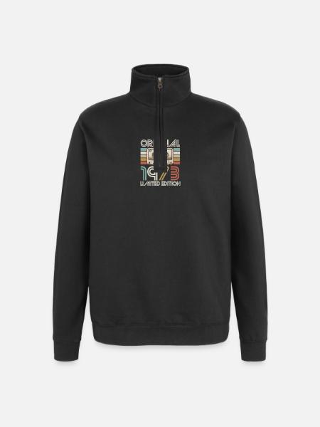 Original 1973 Limited Edition Cassette - Quarter-Zip Sweatshirt - black