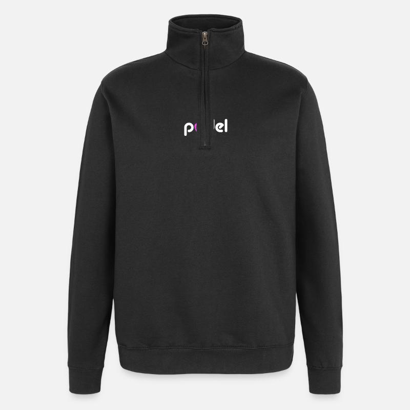 Femme de padel - Sweat à zip 1/4 - noir