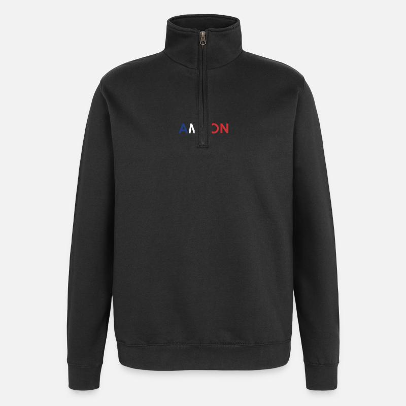Ambon RMS - Quarter-Zip Sweatshirt - black