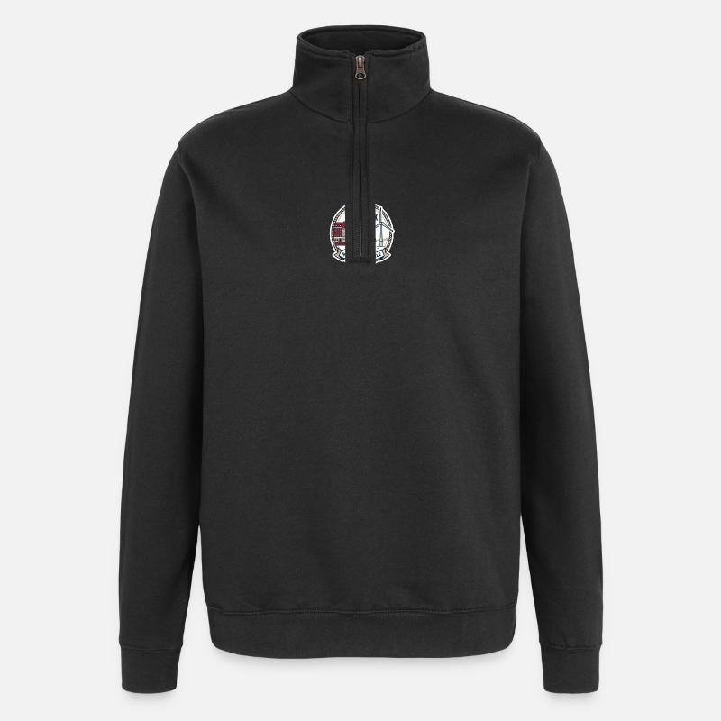 Dänemark - eine Nordische Perle - Quarter-Zip-Sweatshirt - Schwarz