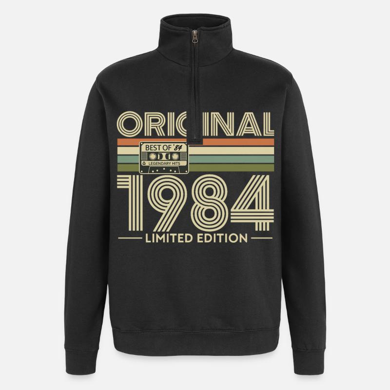 Original 1984 Limited Edition Retro - Quarter-Zip Sweatshirt - black