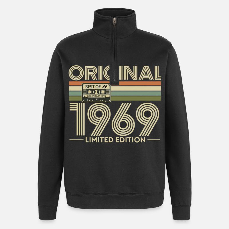 Original 1969 Édition Limitée - Sweat à zip 1/4 - noir