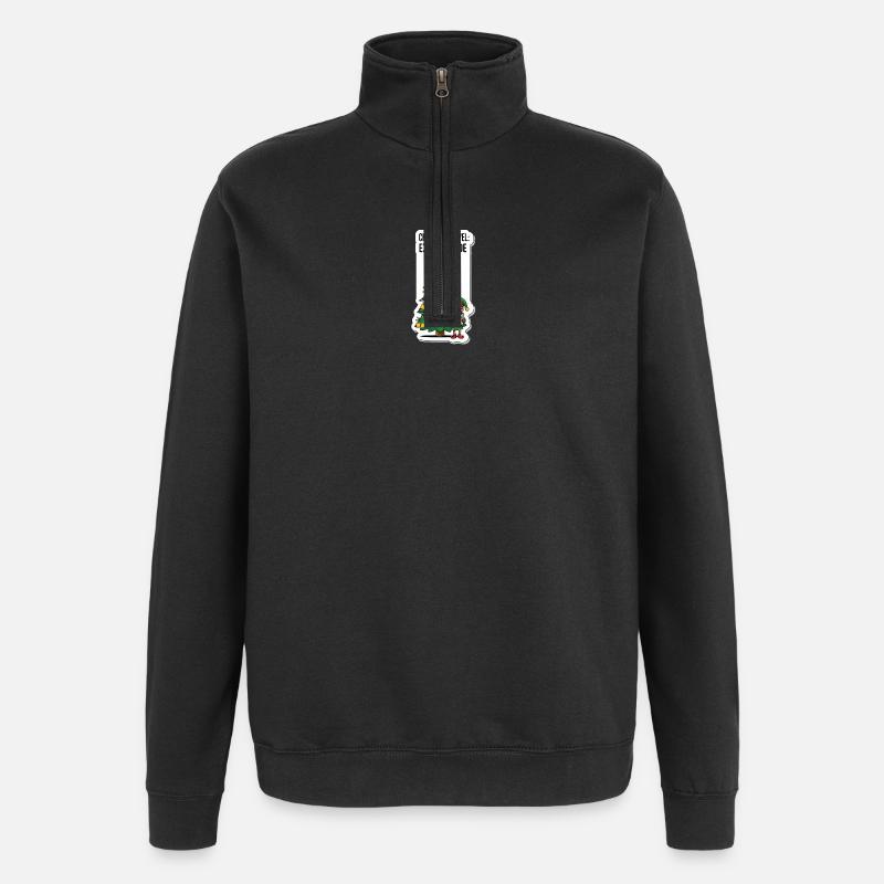Mode Expert niveau de Noël - Sweat à zip 1/4 - noir