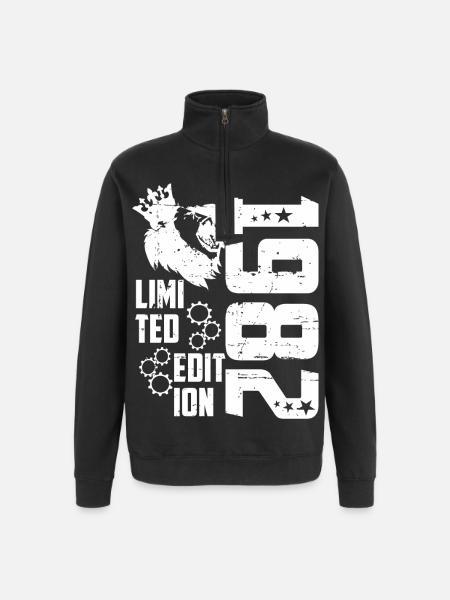 1982 Born Limited Edition - Quarter-Zip Sweatshirt - black