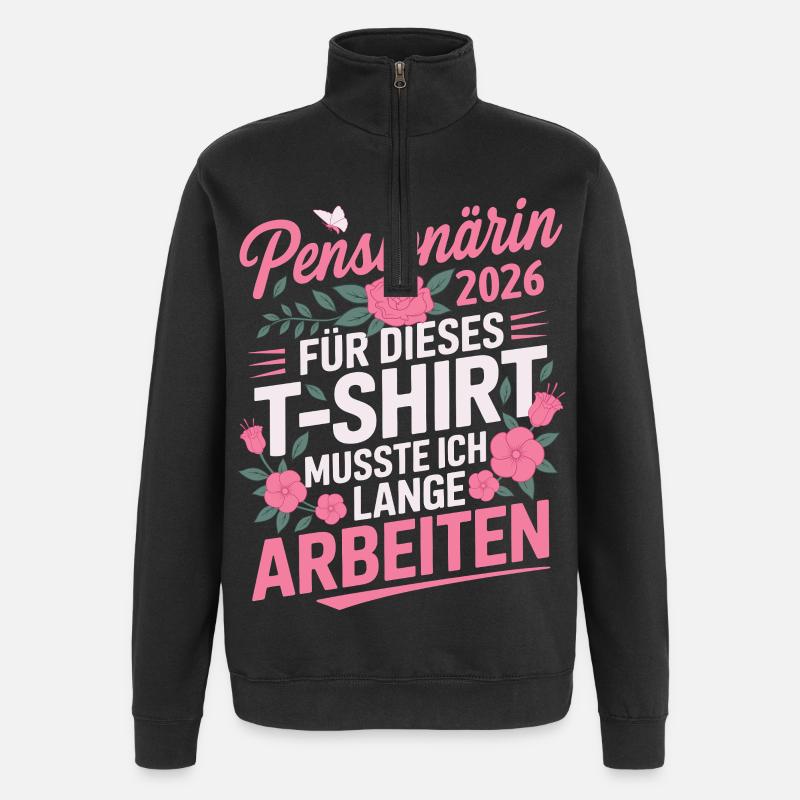 Retraité 2026 - Sweat à zip 1/4 - noir