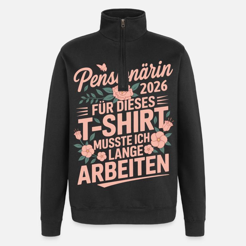 Retraité 2026 - Sweat à zip 1/4 - noir